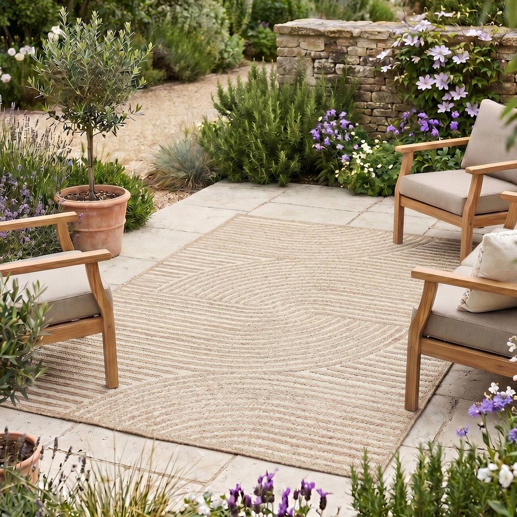 Volero - Dywan nowoczesny - Nori Curves Taupe - 80x150 cm Zdjęcie produktu 