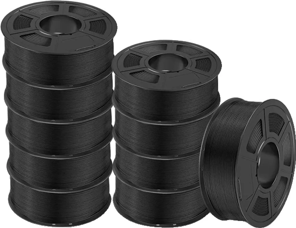 Filament 3D Écologique PLAMat-BK 11KG Durable et Très Résistant Noir