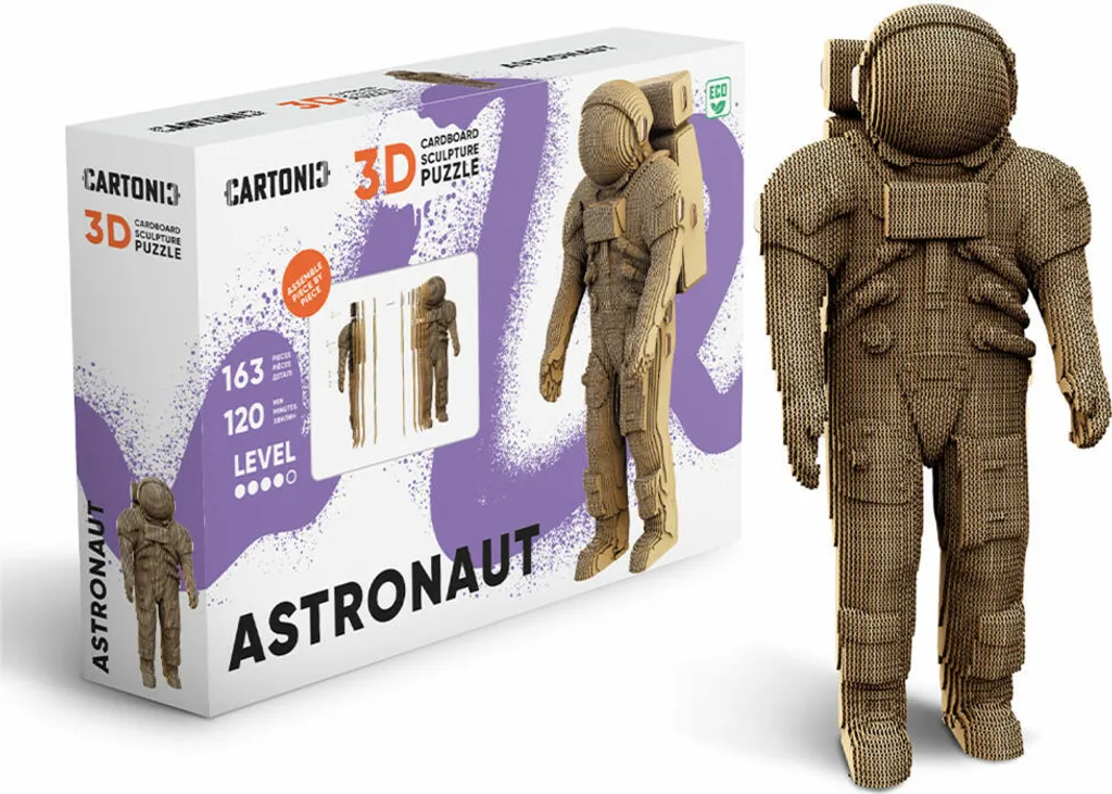 Décoration Bureau Astronaute - Puzzle 3D Cartonic pour Passionné Espace - 5