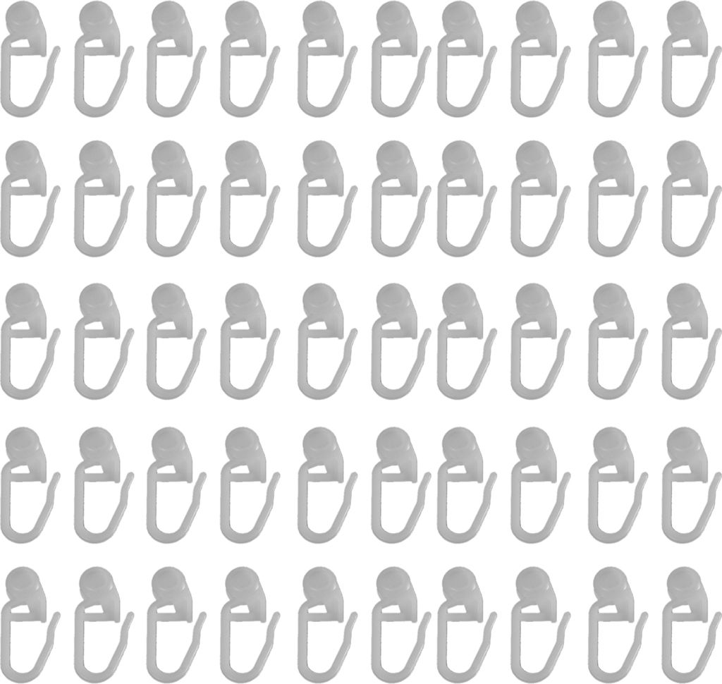 Innenlaufrolle mit Faltenlegehaken Gardinenschiene