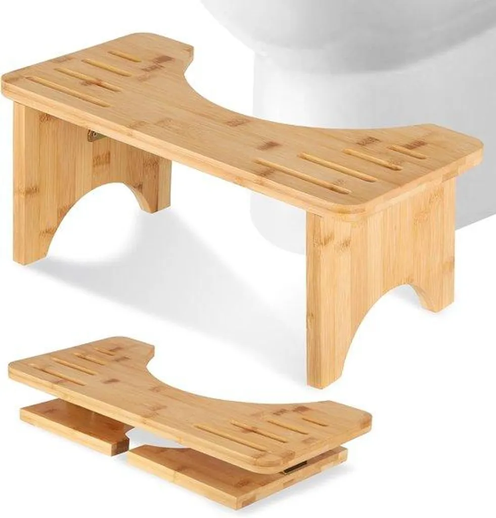 Siège pliable en bambou 18 cm pour enfants, adultes et seniors