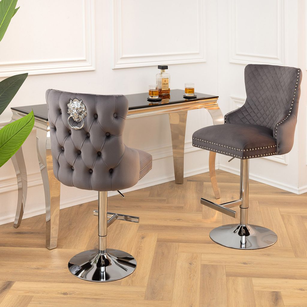 riess-ambiente Höhenverstellbarer Barhocker CASTLE DELUXE Produktbild 