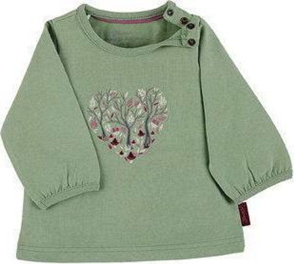 Sterntaler Langarmshirt mit Herz-Stickerei 74 Produktbild 