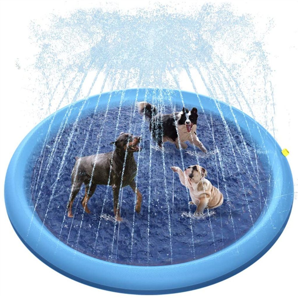 Großes, rutschfestes Sprinkler-Pad für Hunde