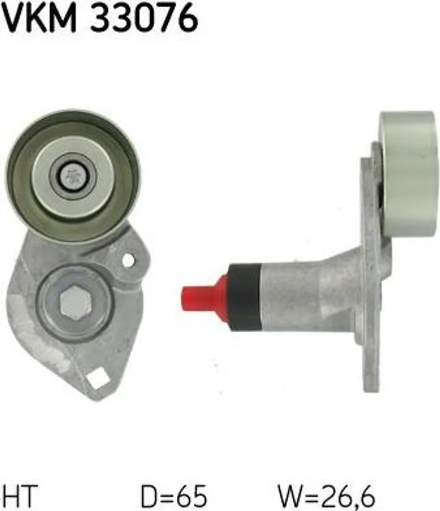 Galet Tendeur SKF pour Entretien Courroie de C5 C8 Phedra et Clio