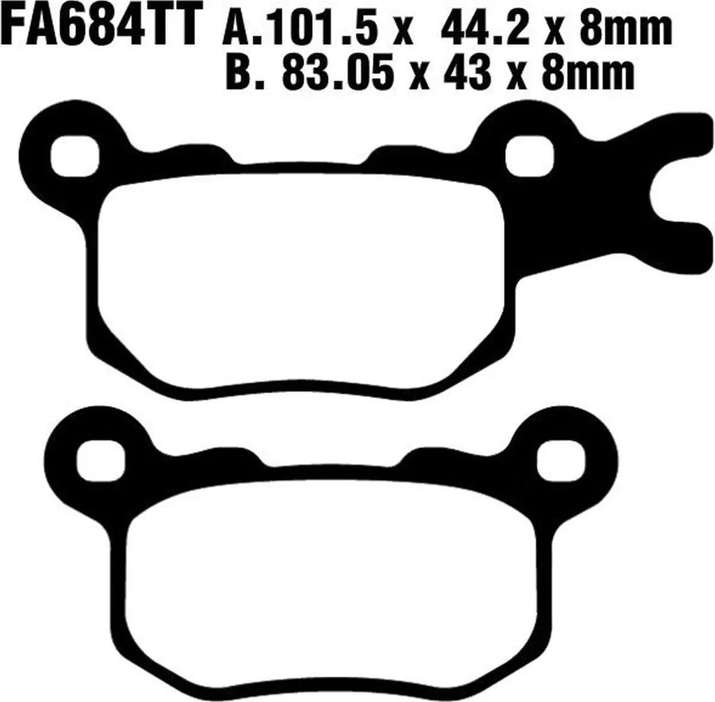 Plaquettes de frein arrière CAN-AM Defender 800 : stop aux bruits