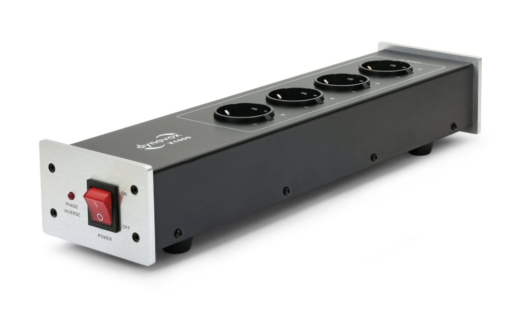 Dynavox HiFi-Steckdosenleiste X1000S, silber Produktbild 