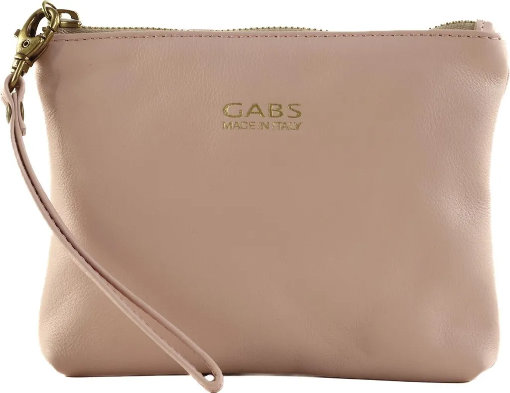 Pochette de soirée rose Blush Amina Gabs sac à main porté poignet luxe