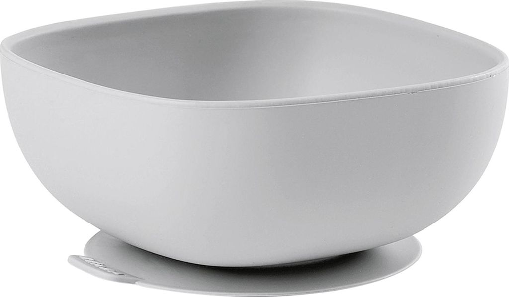 Beaba SilikonSchuessel mit Saugnapf - grau; 913433