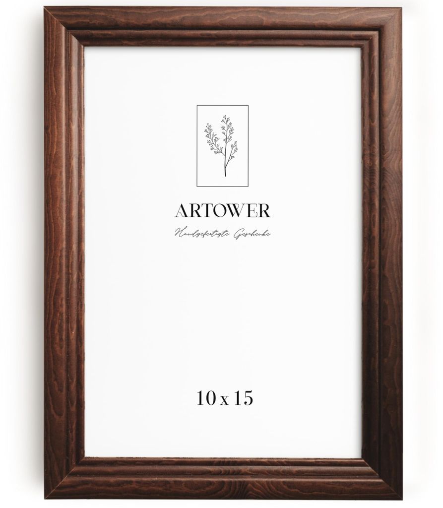 Holz-Fotoliste Vintage Braun 10x15 cm, 1 Stück