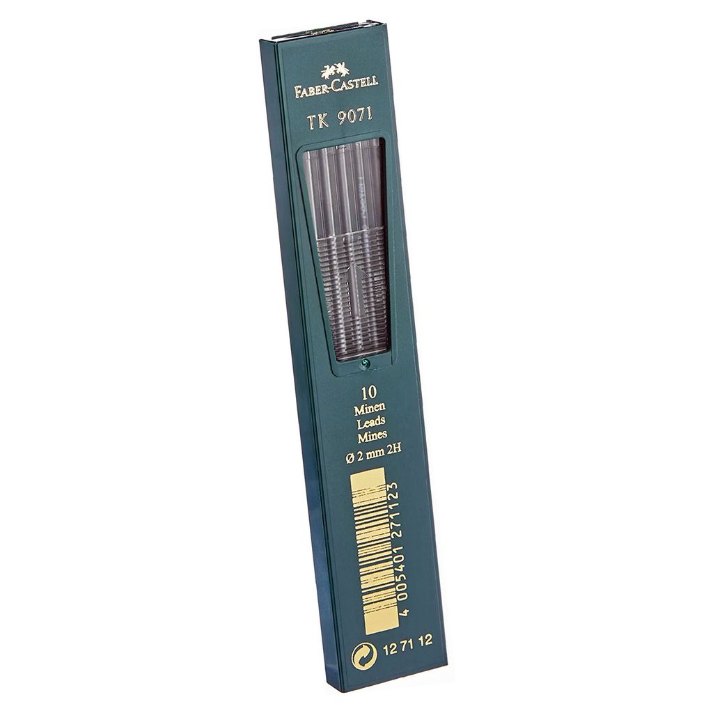 Faber-Castell 127112, 2H, Schwarz, 2 mm, 130 mm, Produktbild 