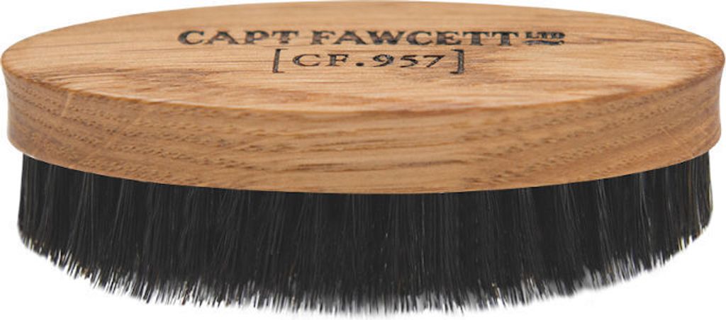Captain Fawcett Schnurrbartbürste mit Wildschweinborsten, 83mm