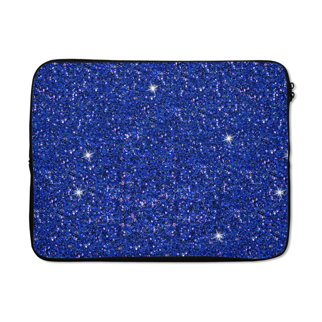 MuchoWow Laptop Hülle 17 Zoll Laptoptasche Saphir - Edelsteine - Sternbild - Muster - Zipper - Schutzabdeckung