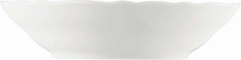 Hutschenreuther Maria Theresia Café Au Lait-Untertasse, Porzellan, Weiß, Spülmaschinenfest, Ø 15.5 cm, 14851