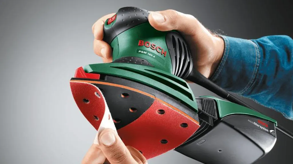 Ponceuse Bosch PSM 160 A pour rénover meubles et angles difficilement - 2