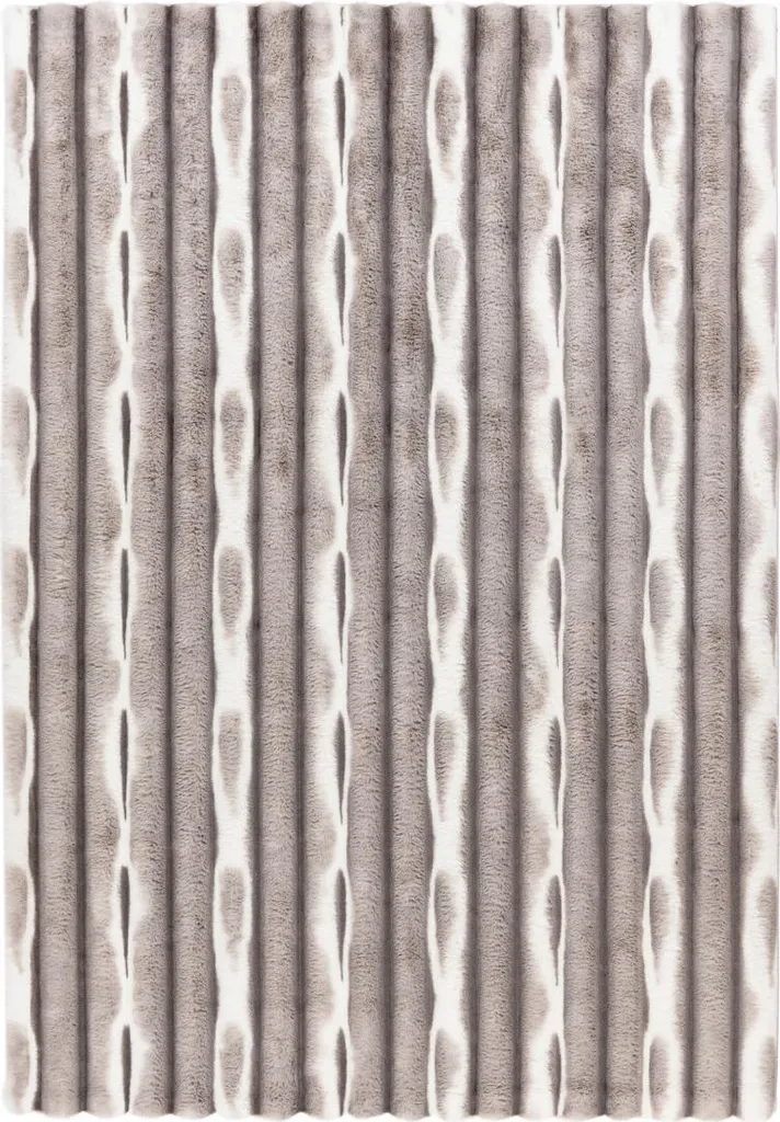 Tapis Gris Argent 60x100 My Waves - Éliminez les Sols Froids et Tristes