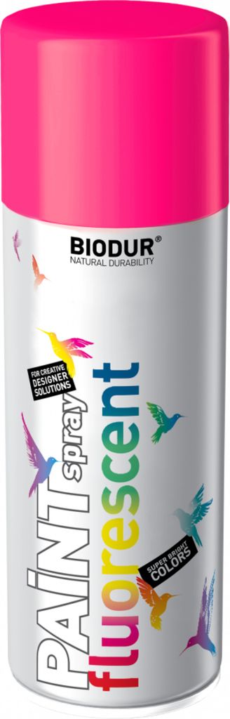 Biodur | Sprühlack - Rosa (RAL 0096) - 400ml, Fluorlack, Produktbild 