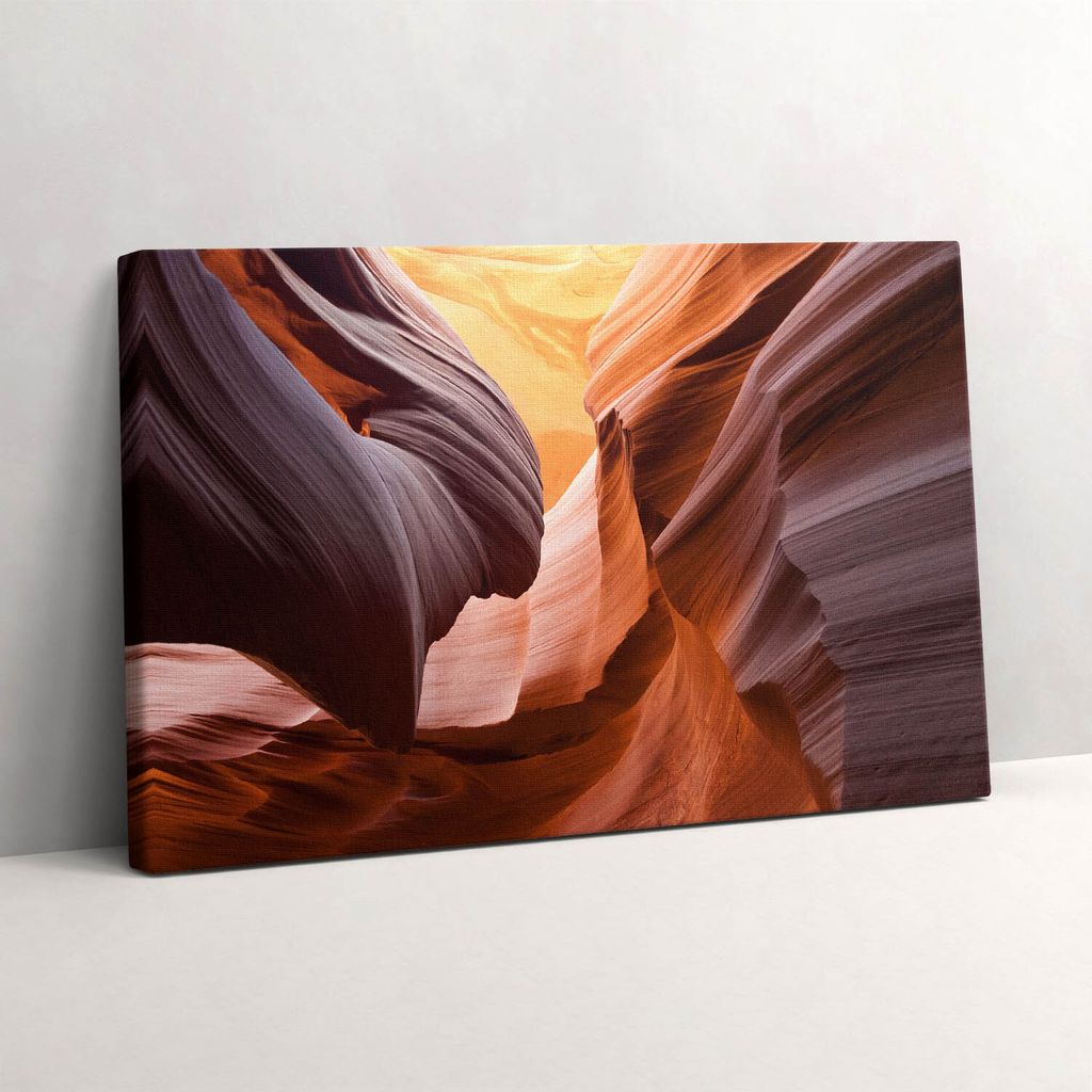 Antilopen-Schlucht – Leinwandbild Wandbild – 30x20 cm – Leinwandbilder – Wandbilder – Schlafzimmer – Flur