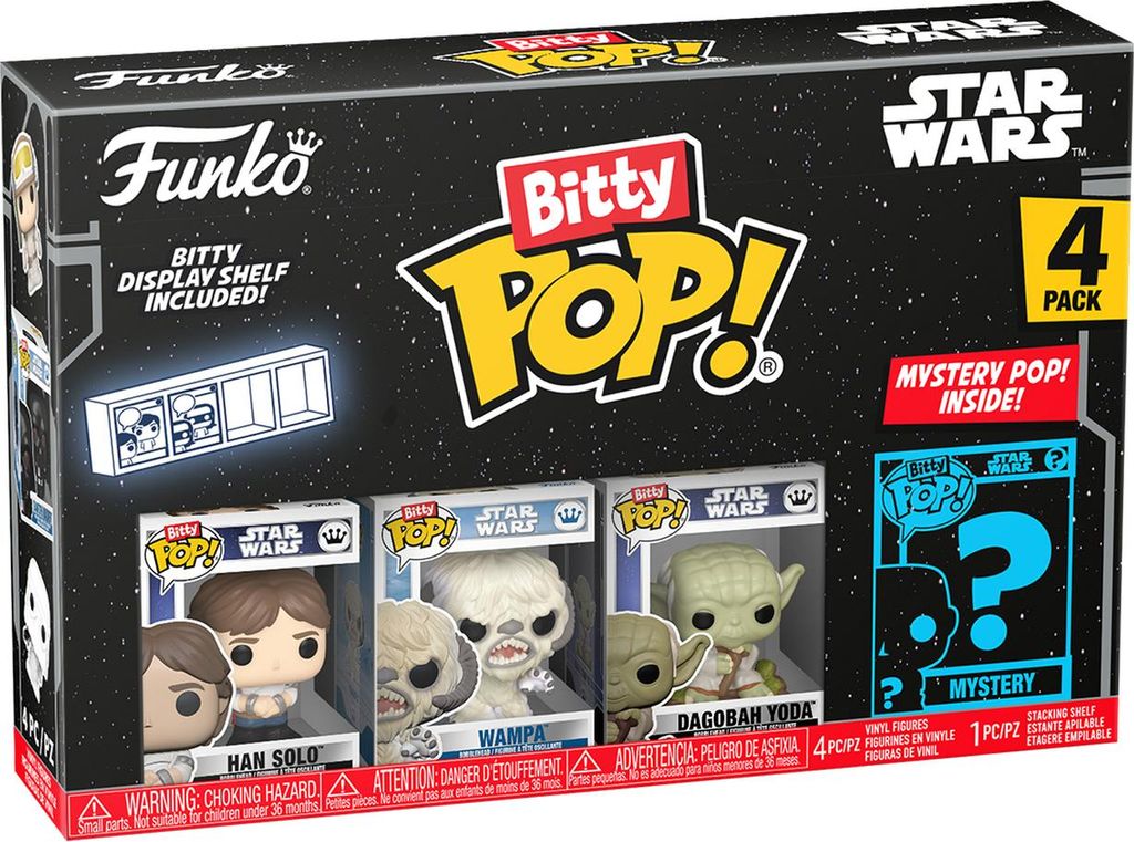 Star Wars - Han Solo Wampa Dagobah Joda Bitty Pop! Funko Produktbild 