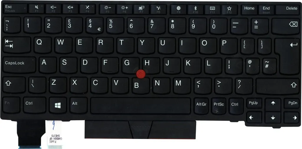 Clavier de rechange Lenovo SKLTNKBBKGB FRU01YP108 pour Pro ThinkPad