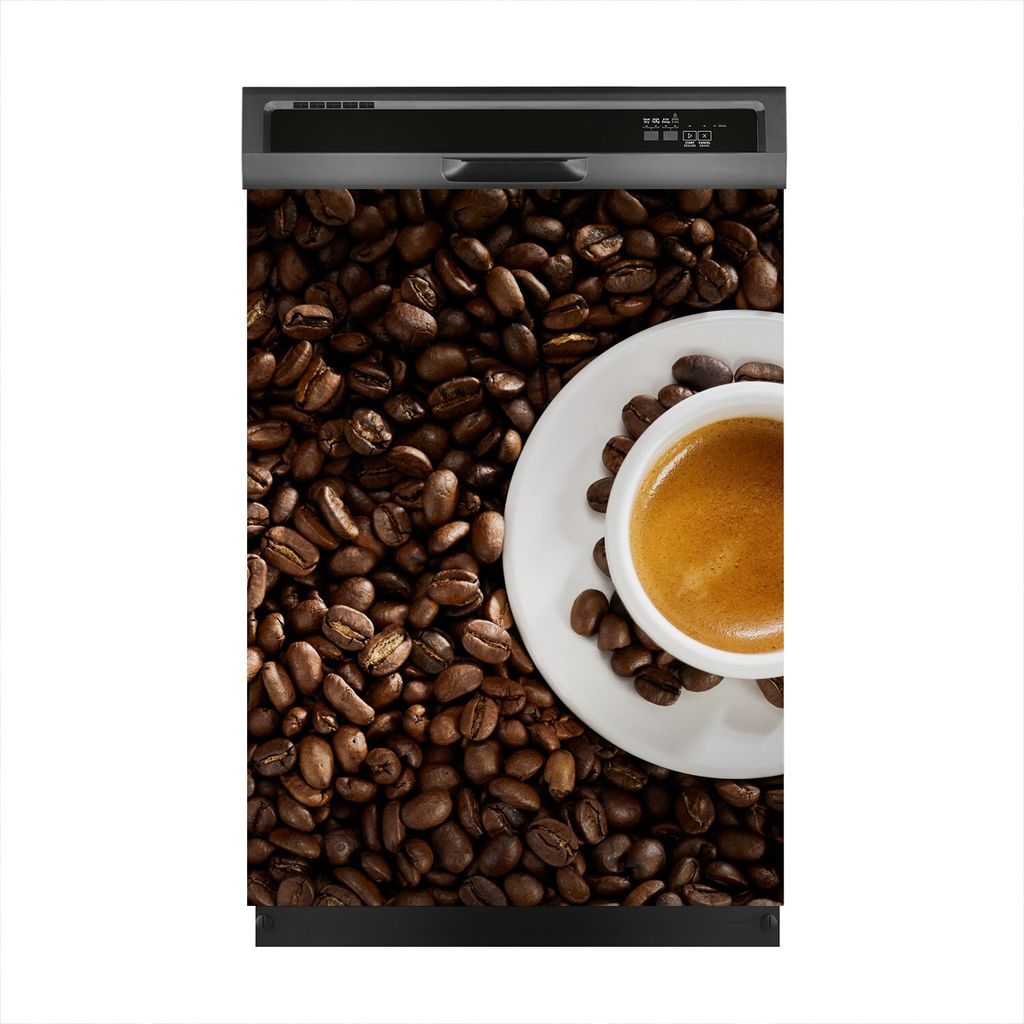 Magnete Dekorative 60x80 cm Küche Magnetmatte Spülmaschine - Kaffee Bohne Espresso