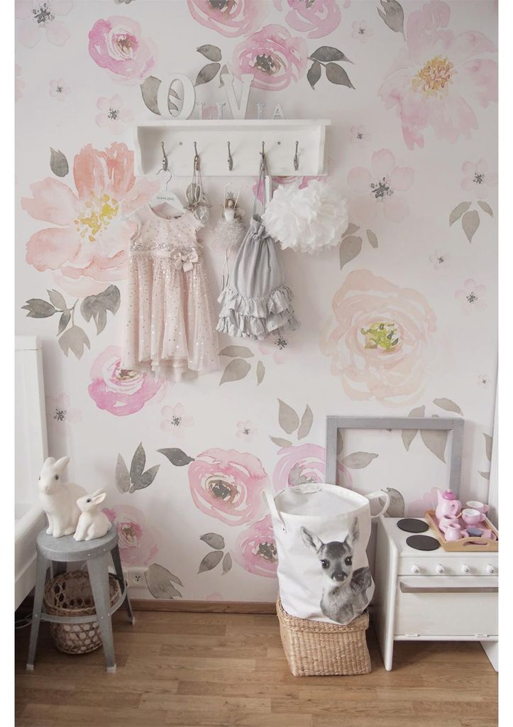 Coloray Fototapete 360x250 cm An Einer Wand Latex Latextapete - Weinleseblumenblume.