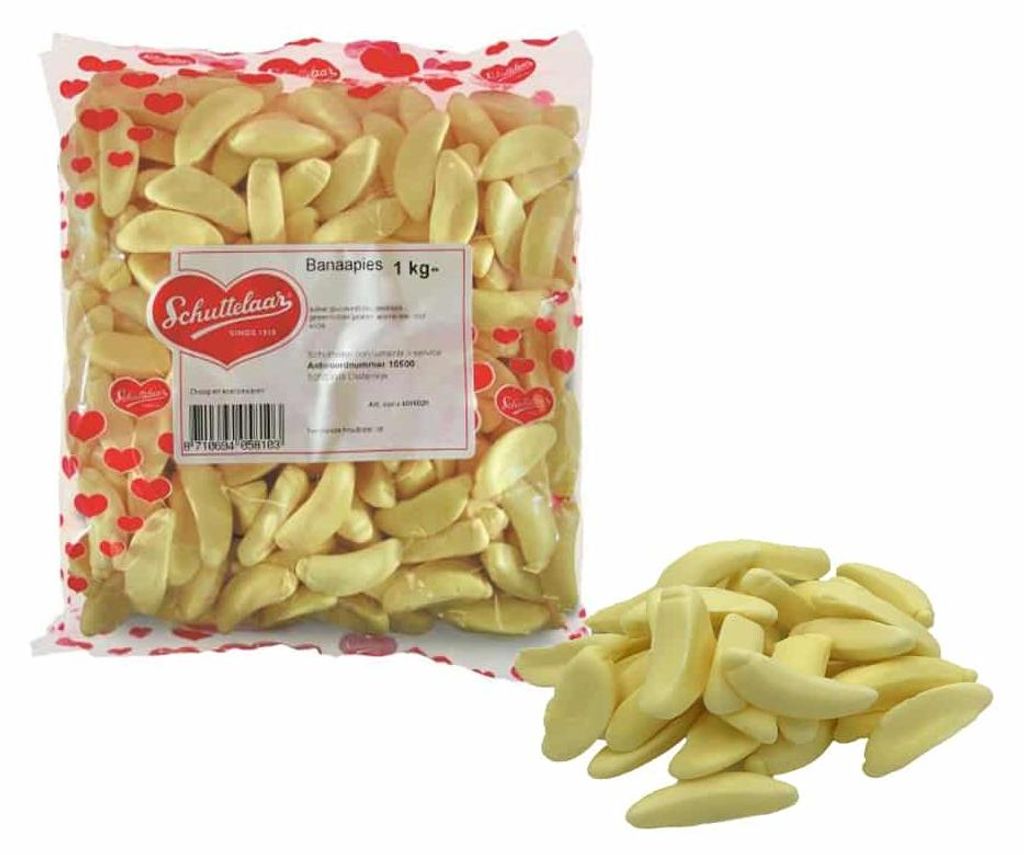 Schuttelaar Bonbon Banaanschuim 1000g Beutel (Bananen Produktbild 