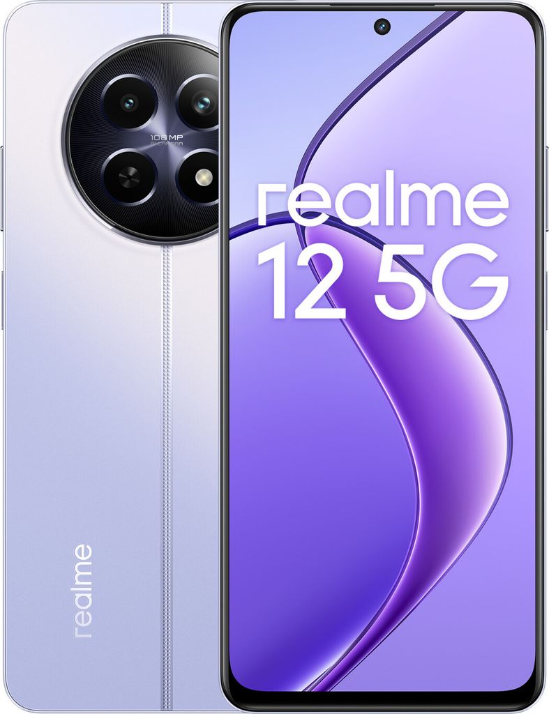 Realme 12 8+256GB 6.72" 5G Twilight Purple DS ITA  Realme Zdjęcie produktu 