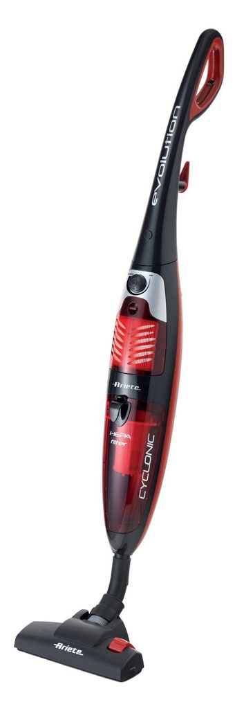 Ariete 2772 Evolution beutelloser Elektrobesen 600W Zyklonmotor rot und schwarz