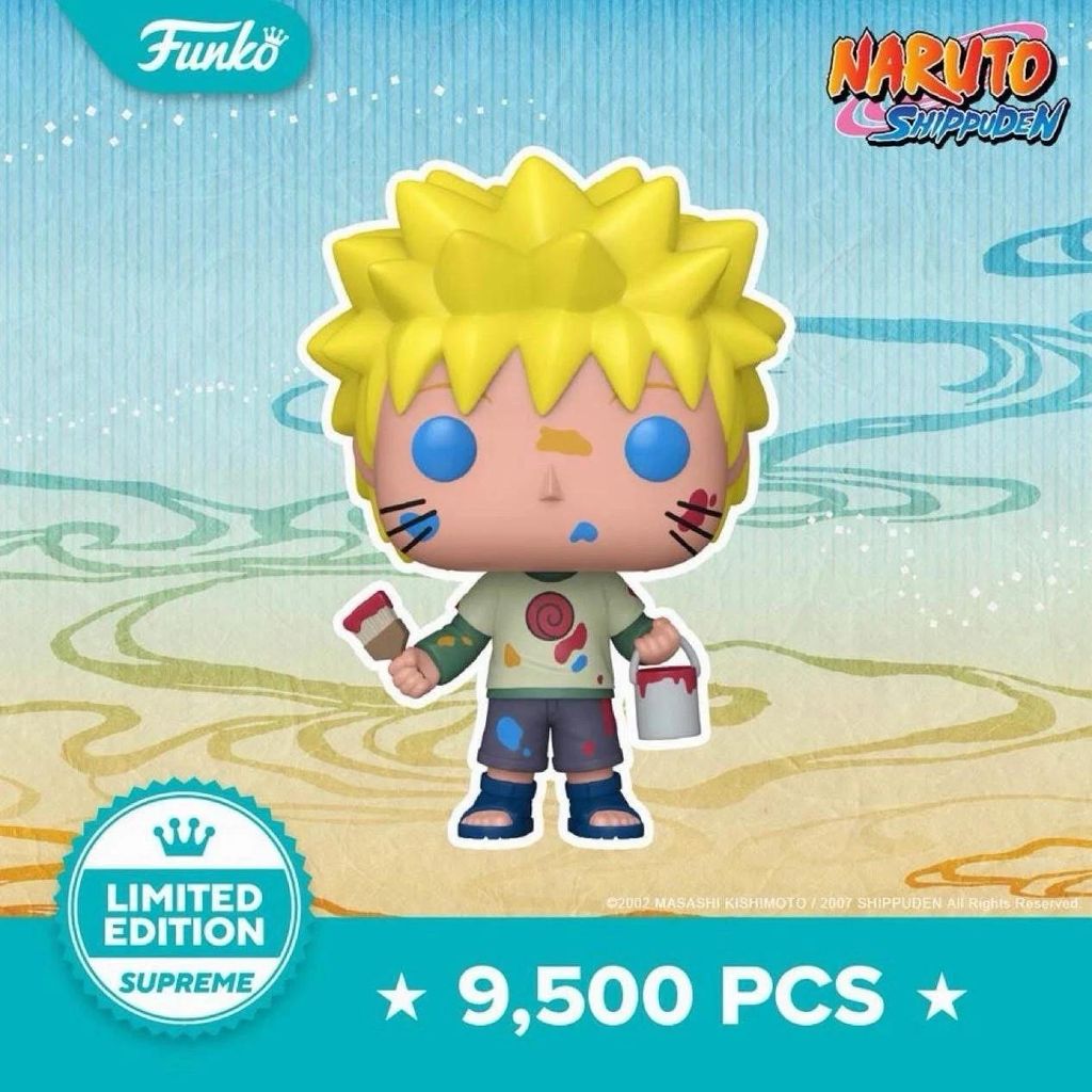 FUNKO POP! Vinyl Figur Animation Naruto Shippuden Naruto Uzumaki Paint 2063 9500 PCS mit Protector