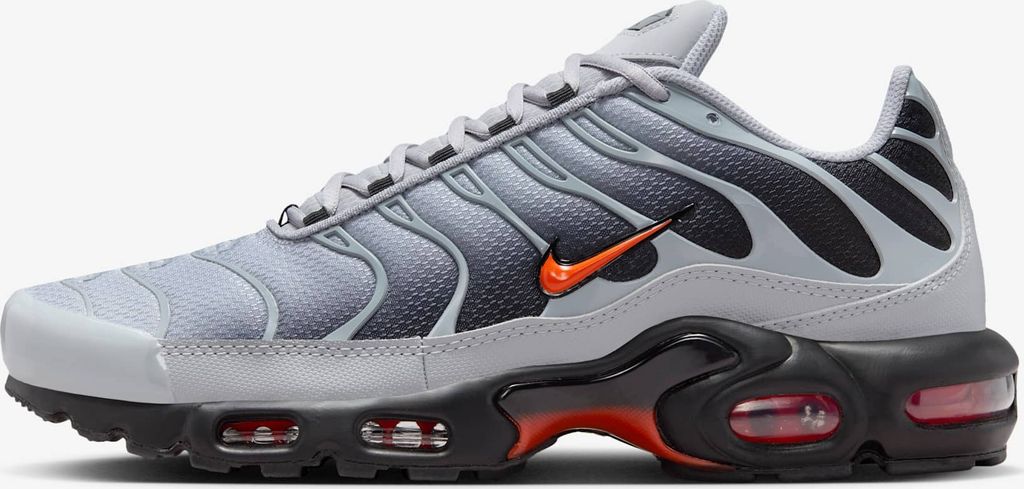 Nike TN Air Max Plus "Wolf Grey Picante Red" Grau, Größe: 42