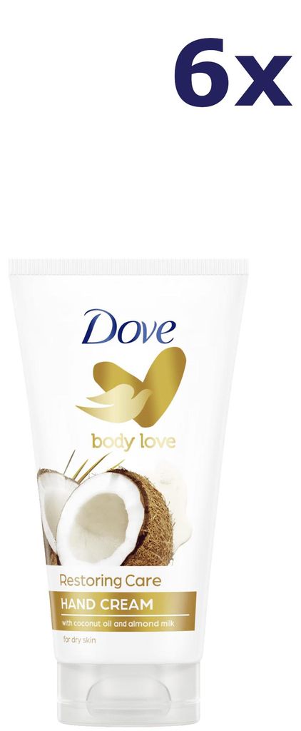6x Dove Handcreme - Restoring Ritual Coconut 75 ml Produktbild 