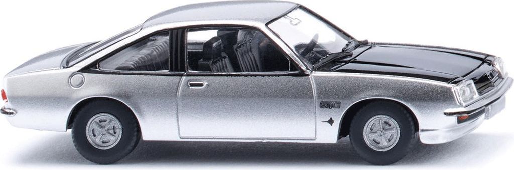 Wiking 023403 H0 PKW Modell Opel Manta B GT/E, Silber-metallic
