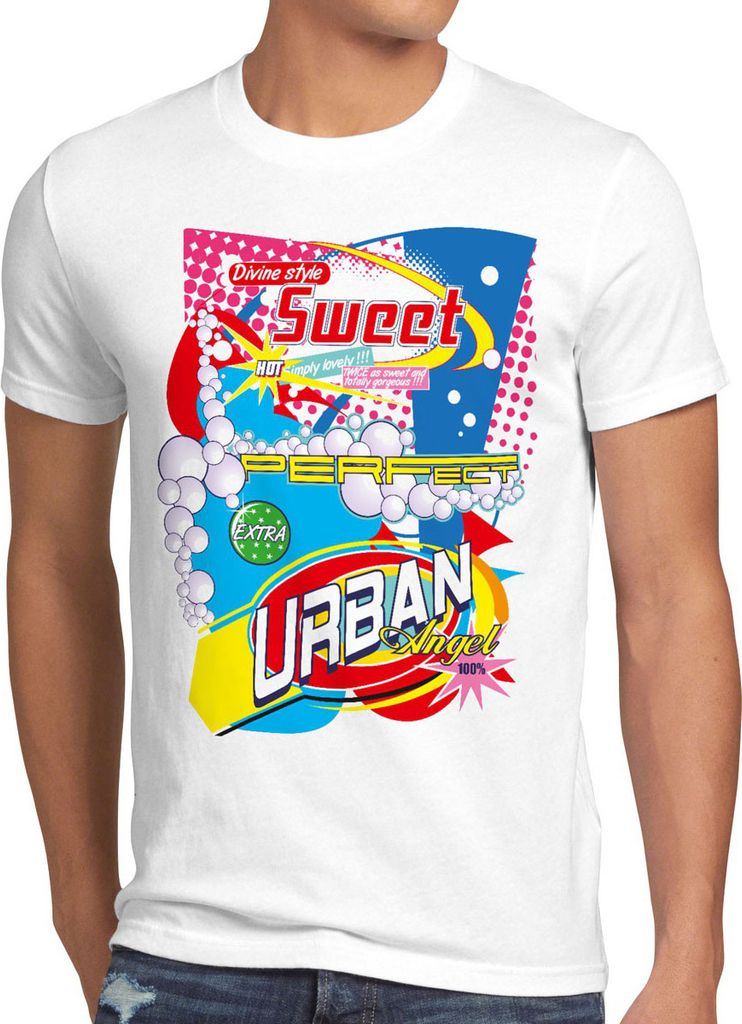 style3 Urban Art T-Shirt Herren, Größe:5XL, Farbe:Weiß