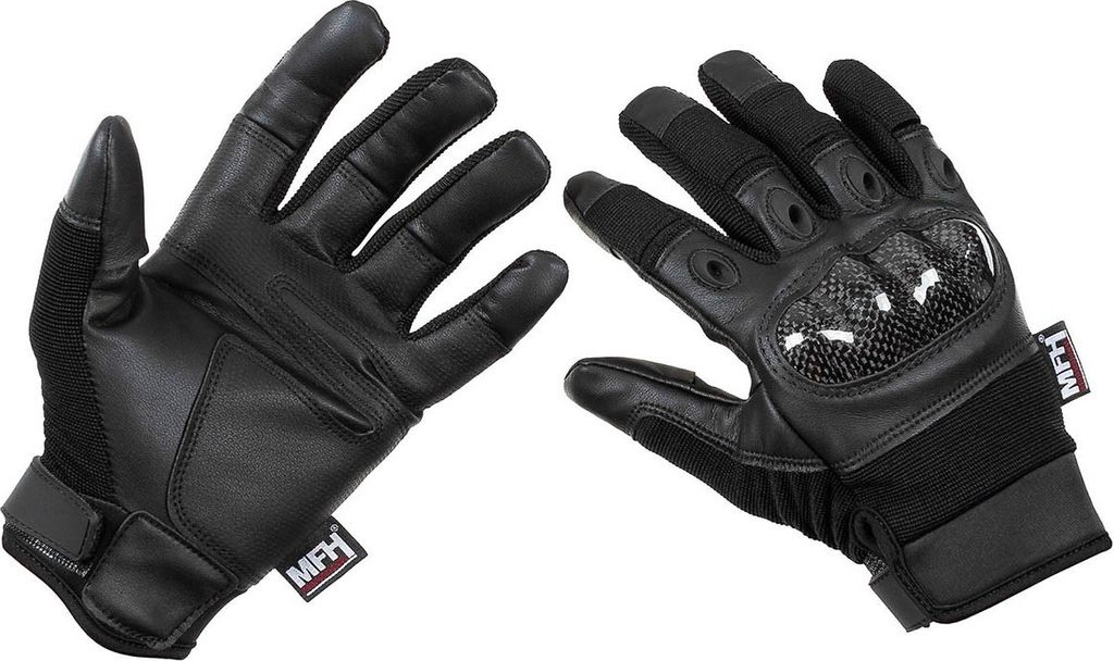 MFH Professional Tactical Handschuhe, "Mission", schwarz Produktbild 