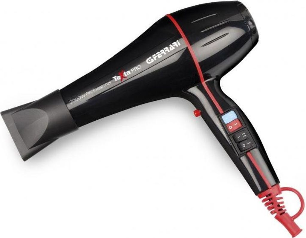 Ferrari TextaPro Asciugacapelli Phon 2000 W Nero Rosso Immagine del prodotto 