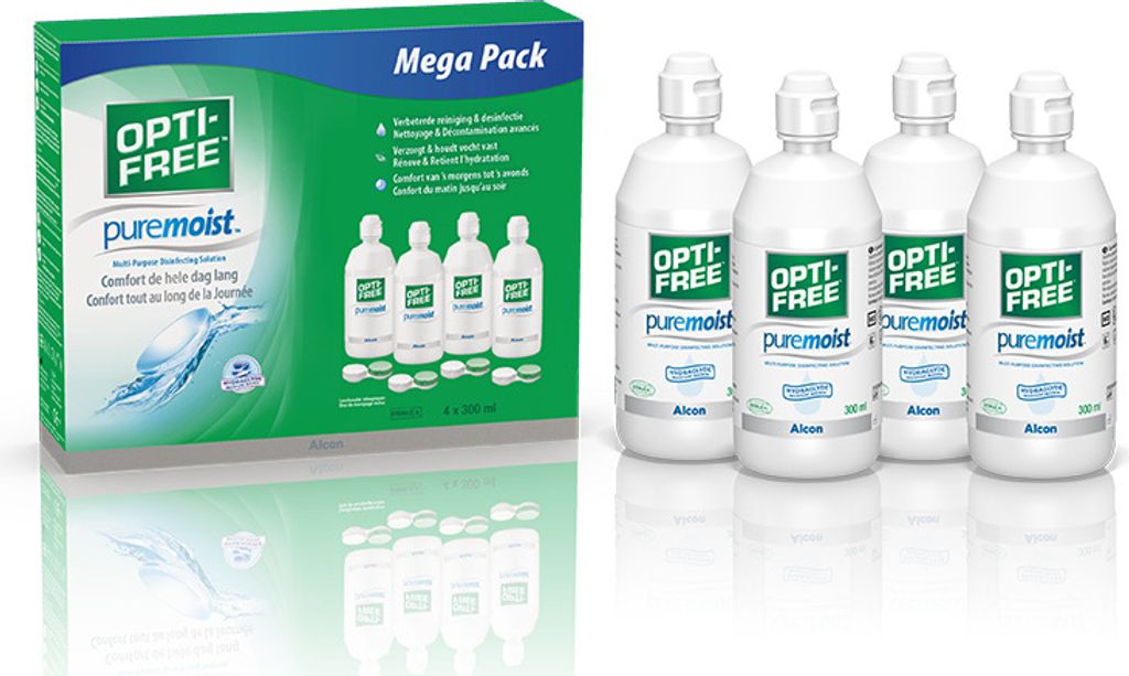 Opti-Free PureMoist Systempack 4x 300ml Produktbild 