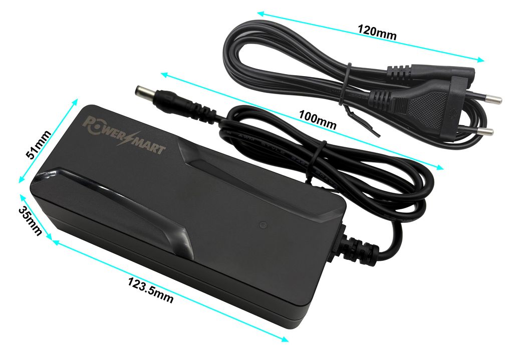 PowerSmart 2A 80W Ladegerät Netzteil für Saxonette Country/C-Tour/Easy Rider I and II/Elobike Light/Entry/Everest/E-Sport I and II/Kobold