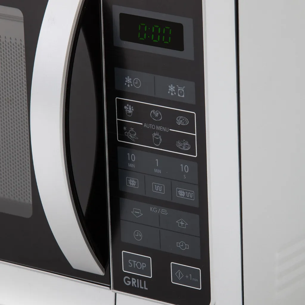 Micro-ondes Combiné Grill Sharp R642IN 20 Litres Argenté Haute Précision