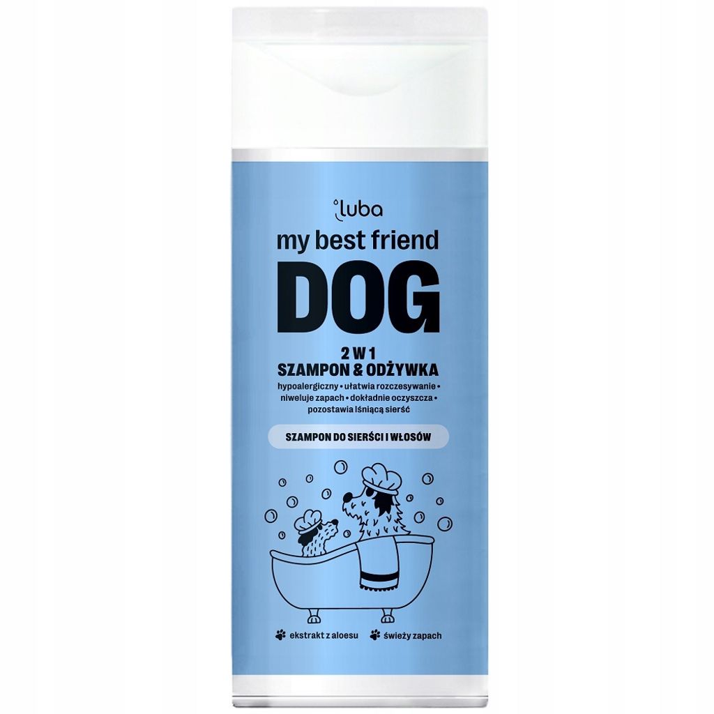 Luba Hundeshampoo und Conditioner 2-in-1, 200ml