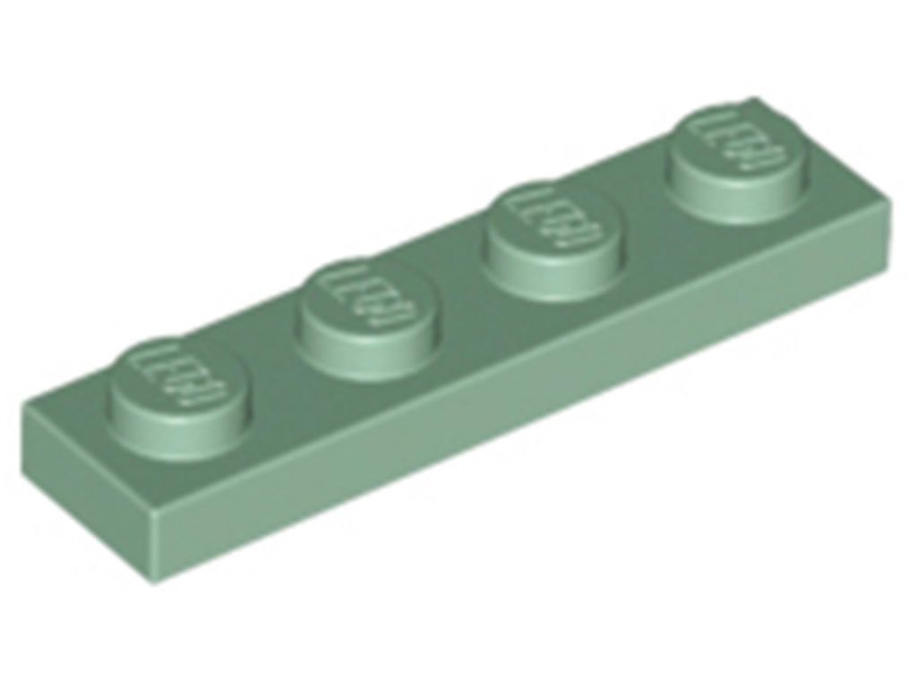 Lego 1x4 Platte 3710 - 1 Stück Sandgrün