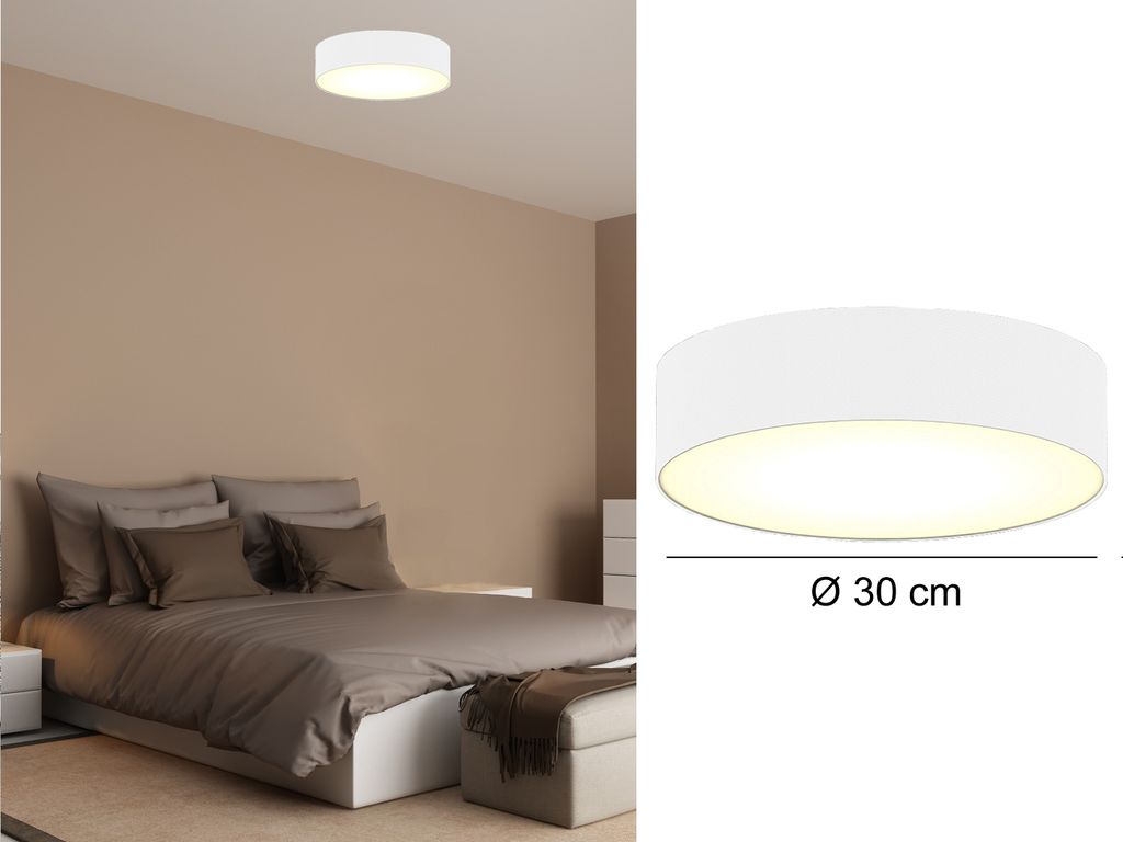 Smartwares Deckenleuchte 30x30x10 cm Weiß Produktbild 