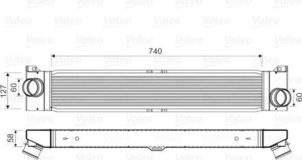 Refroidisseur Turbo Valeo 818569 pour Réparer Jumper Ducato ou Boxer