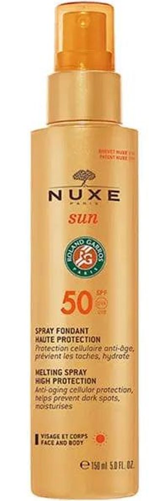 Nuxe Sun Melting Spray For Face And Body Spf50 150ml