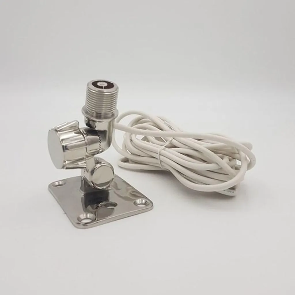 Support VHF Navico 1815 QuickFit en inox poli avec inclinaison réglable