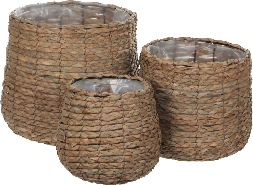 Mica Decorations Kôš na rastliny Avalon - sada 3 ks - V31 x Obrázok produktu 