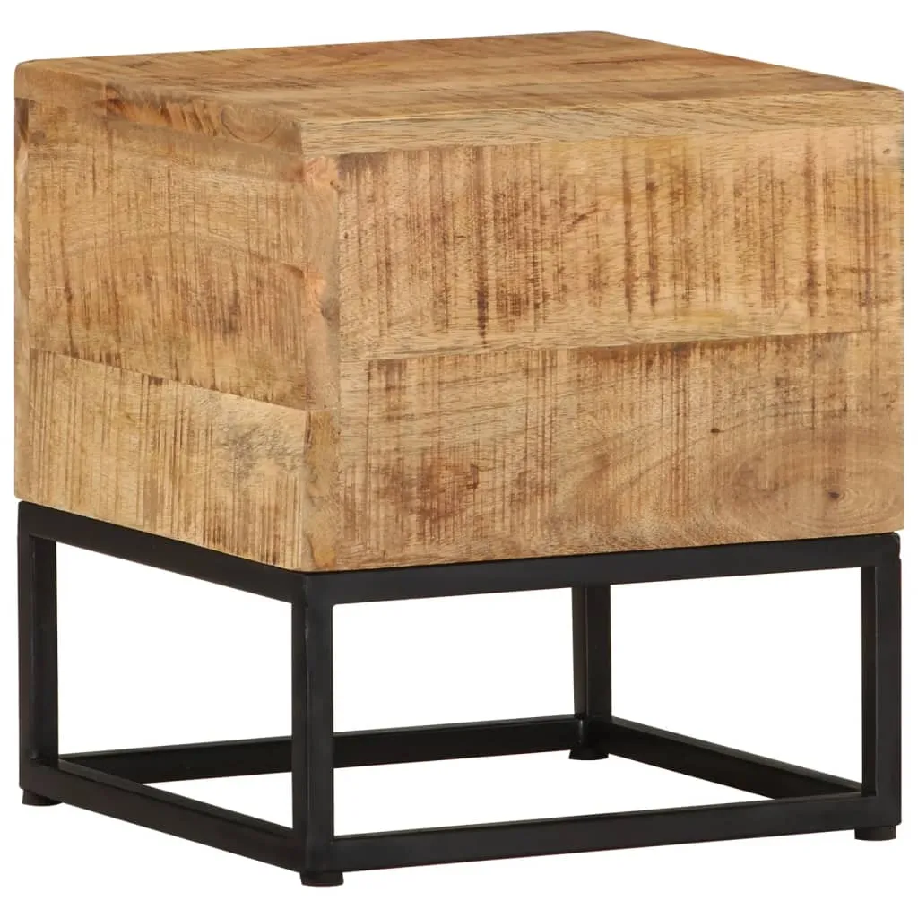 Table d'appoint stable en bois massif pour petits espaces et studios - 2