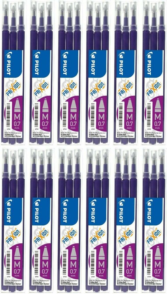 Pilot Frixion Ball Ersatzminen 0.7 violett - 36er-Set
