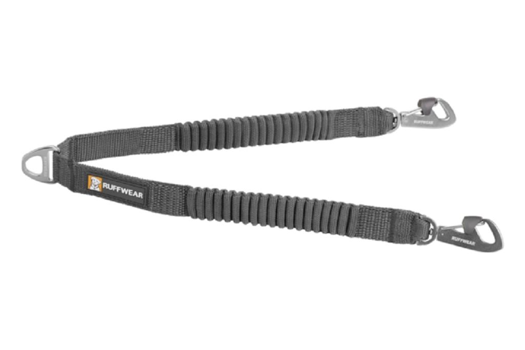 Ruffwear Double Track Koppel für 2 Hunde Granite Gray