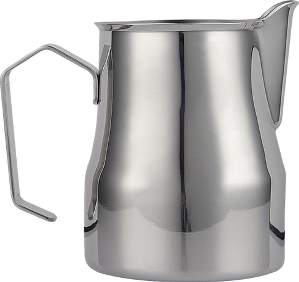 INF 304 Edelstahl Kaffee Milchaufschäumkännchen 350ml Silber
